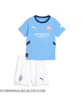 Manchester City Maglia Gara Casa Repliche 2024-25 Bambino